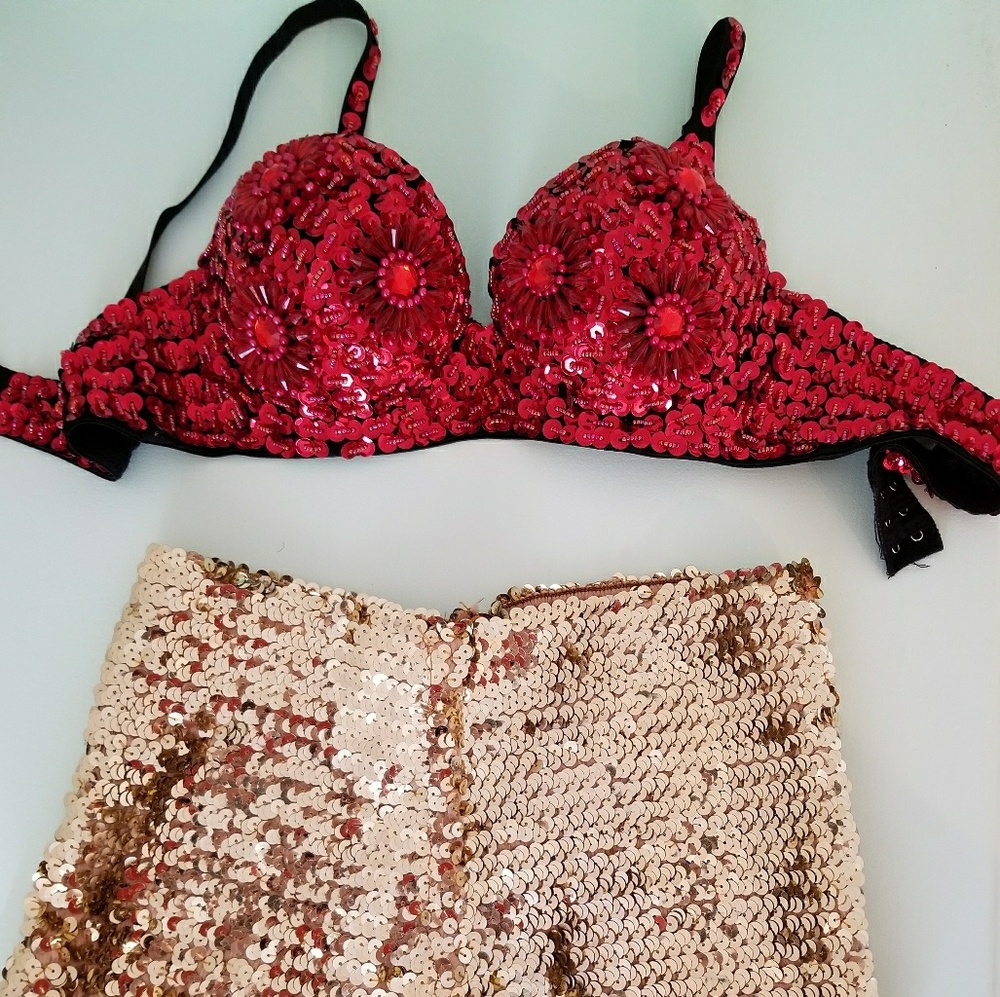 Red & Gold outfit